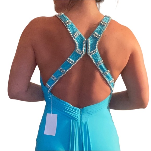 Jovani Gown Light Blue - Picture 2 of 4